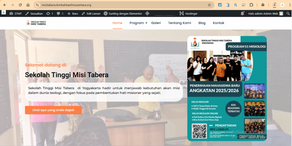 Misi Tabera