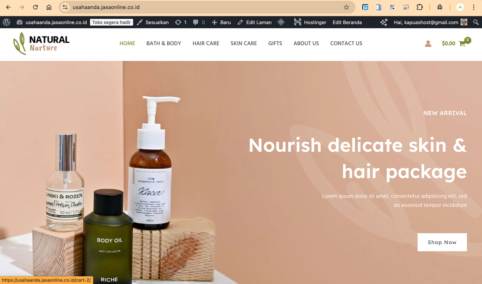 website 'toko online'