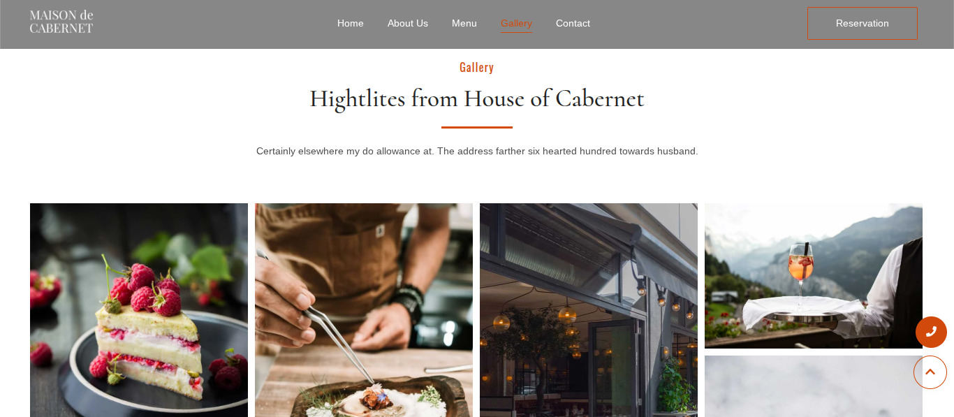 Jason Agency: Screenshoot galeri salah satu website kuliner